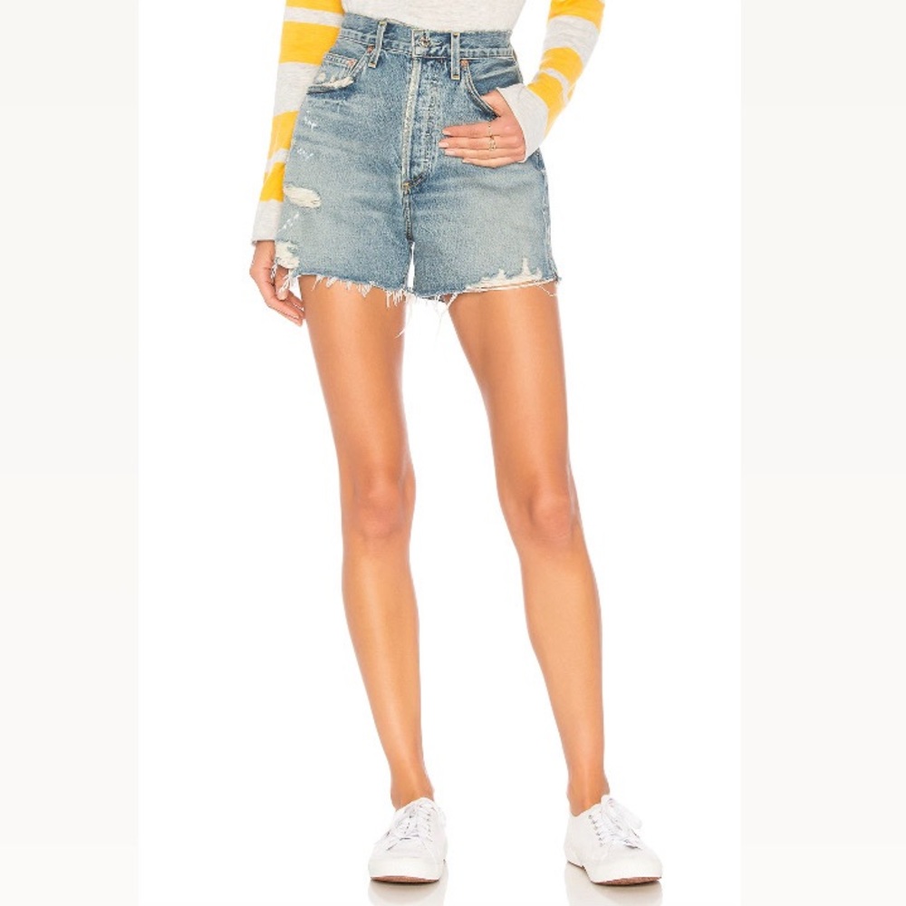 NWT - AGOLDE High Rise Jean Short, Size 28